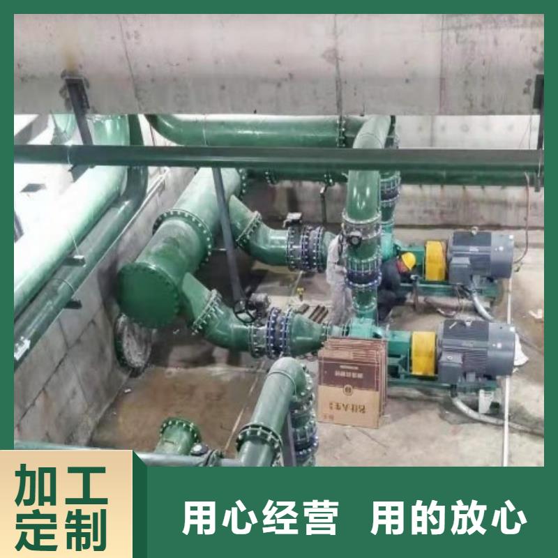 石灰制浆耐磨管施工制作