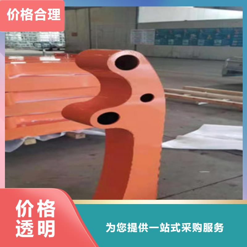 复合管防撞护栏立柱质量可靠
