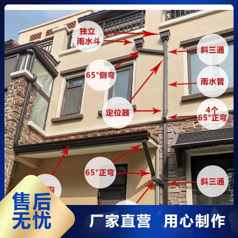 圆形金属落水管供应