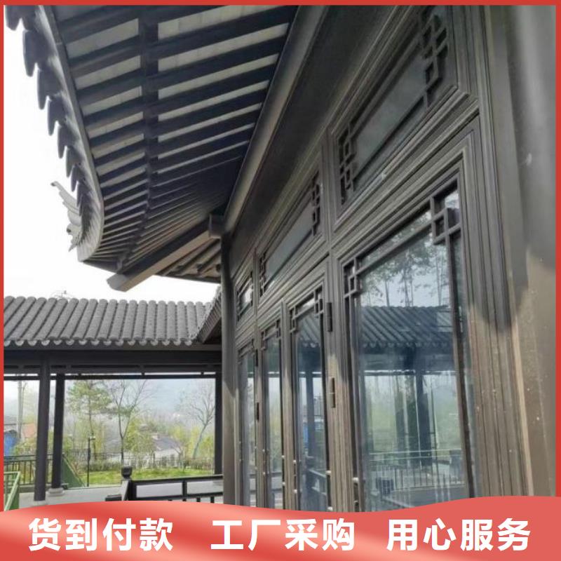 仿古铝代木安装