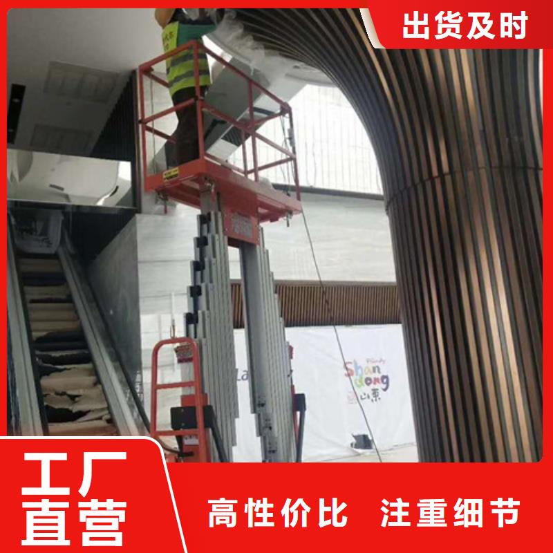 铝合金升降机导轨式液压货梯低价货源