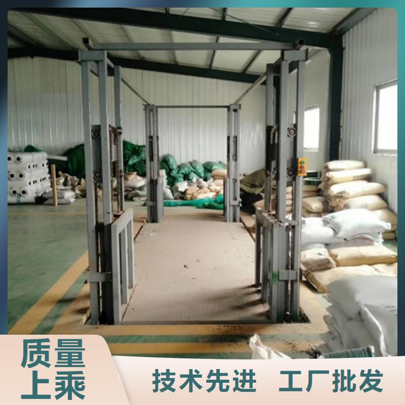 升降平台导轨链条式升降货梯库房运货升降机