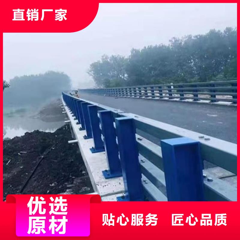 静电喷塑桥梁防撞立柱展鸿护栏生产工期短