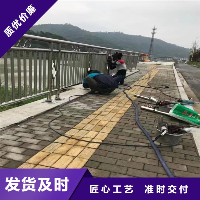 镀锌管桥梁防护栏物流配送直达工地