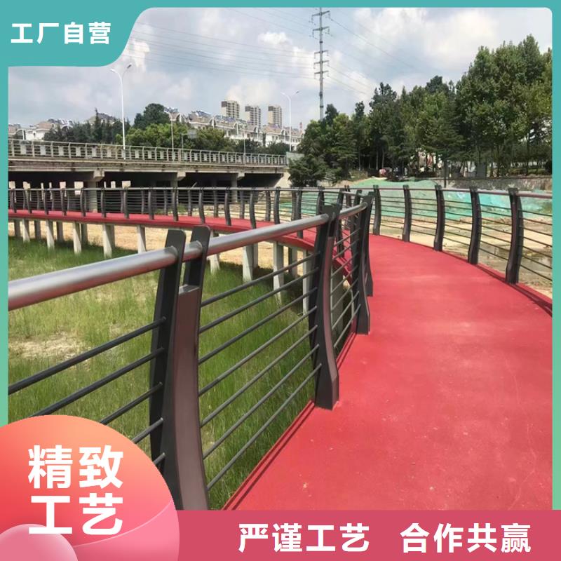 无缝管喷塑河道栏杆绿色环保无污染