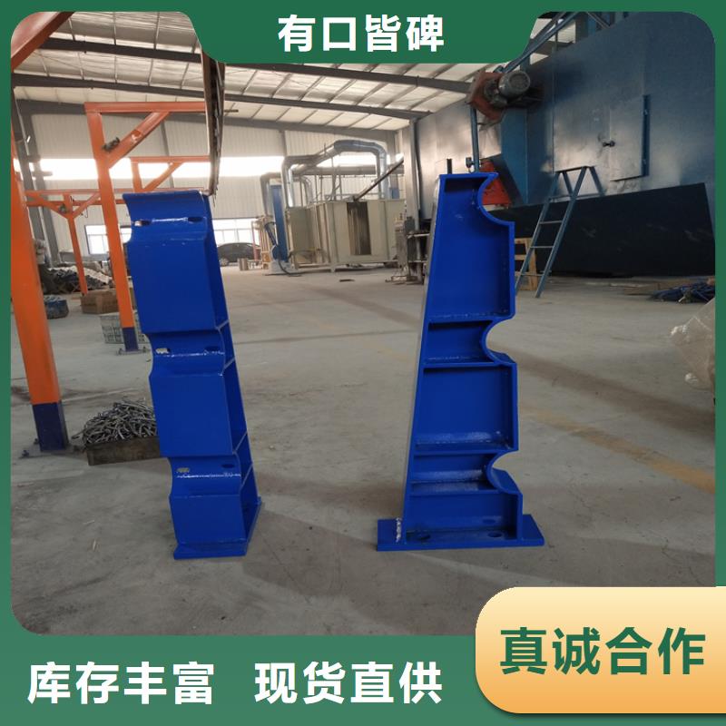 铁管喷塑景观河道护栏货比三家还选展鸿护栏