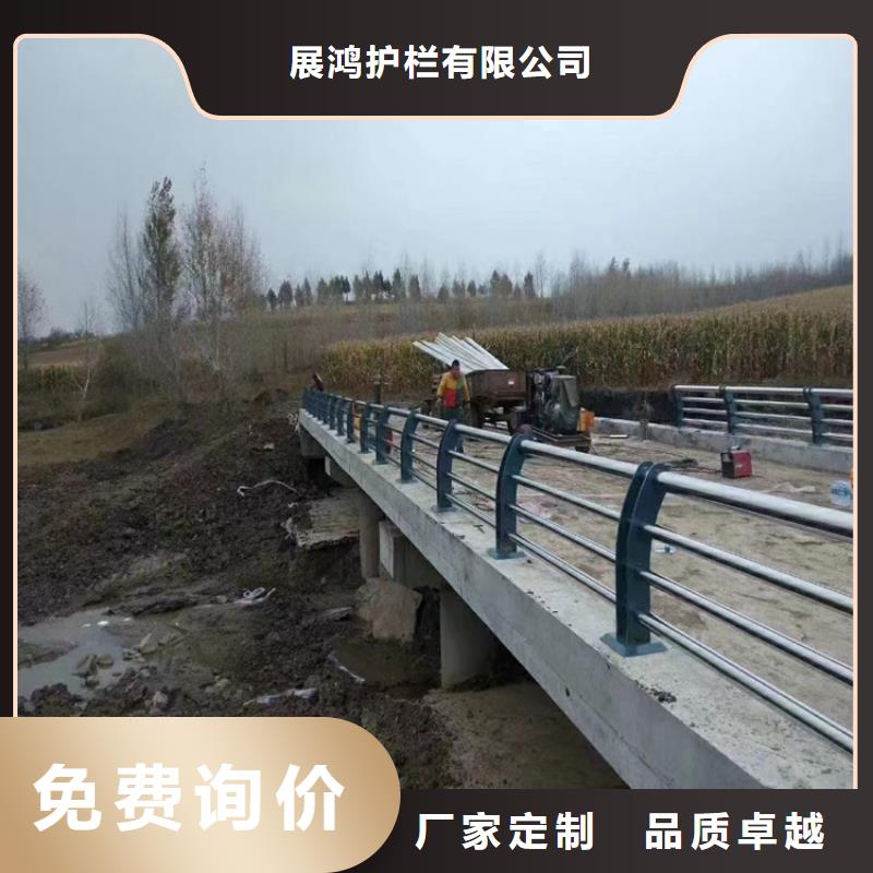 钢管喷塑桥梁防撞栏杆抗撞击强度高