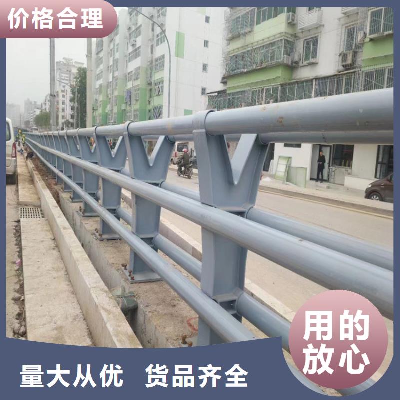 静电喷塑桥梁防撞立柱方便运输易安装认准展鸿护栏
