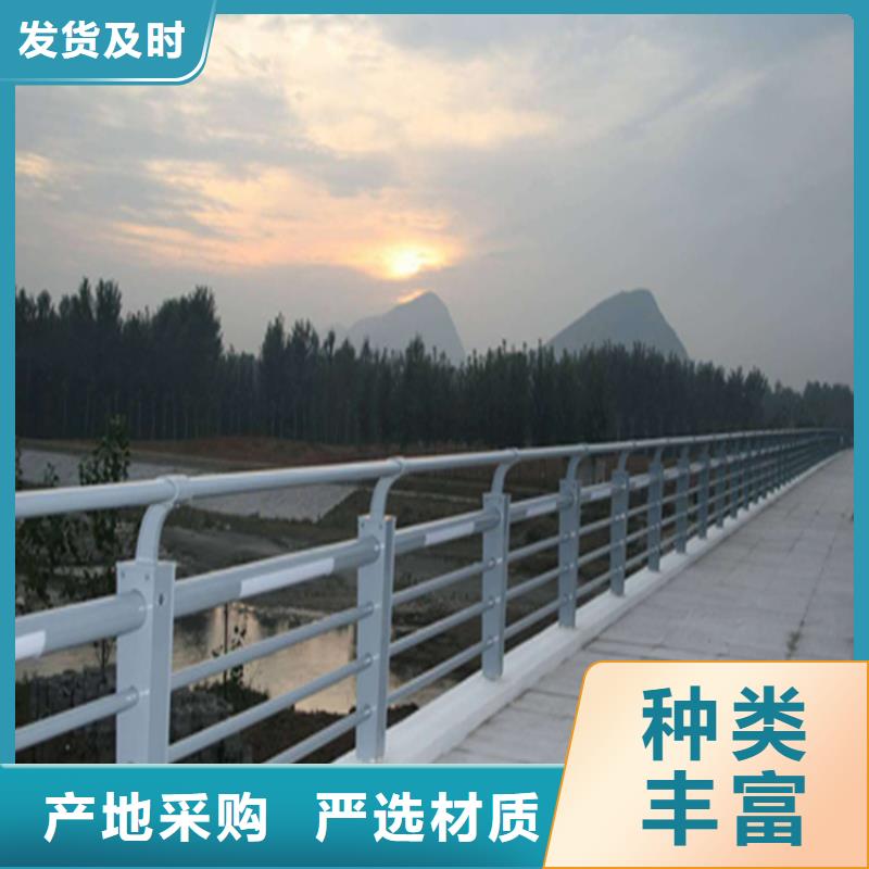 结构独特的椭圆管喷塑桥梁栏杆