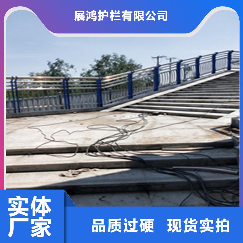 铁管喷塑景观河道护栏货比三家还选展鸿护栏