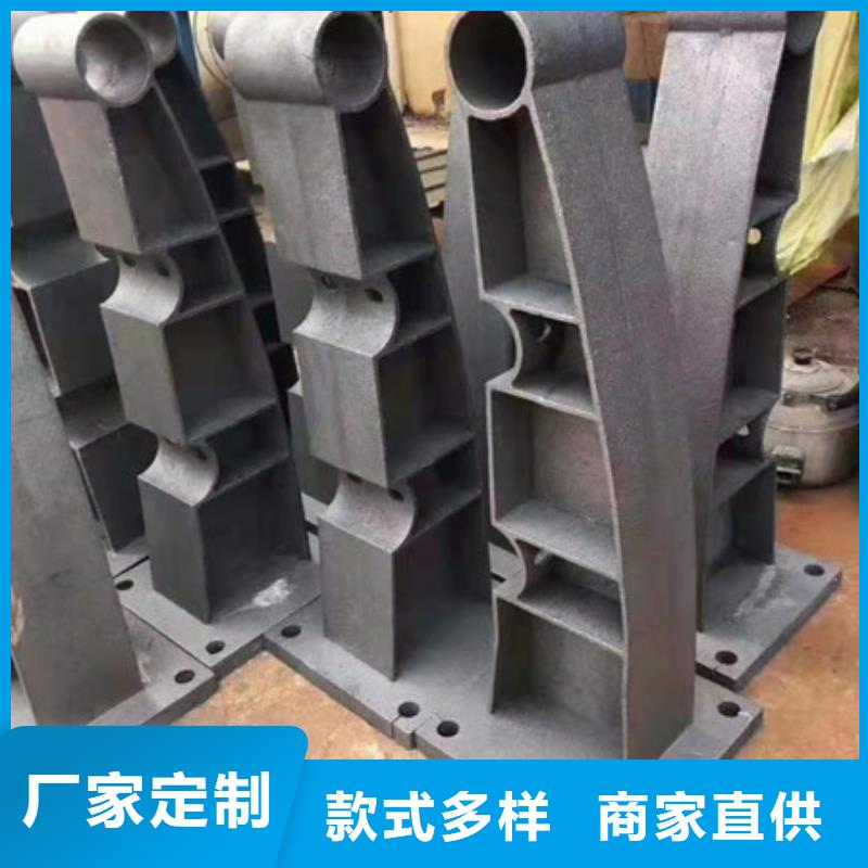 桥梁栏杆-钢板立柱加工定制