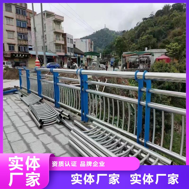 不锈钢桥梁护栏价格现场安装
