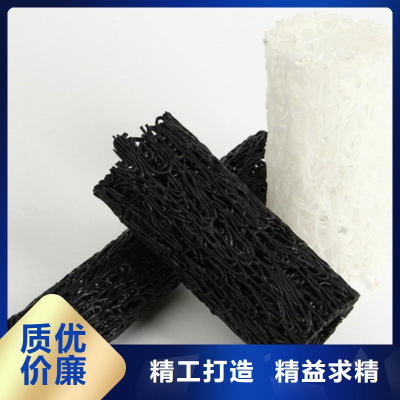 塑料盲沟单向拉伸塑料格栅现货
