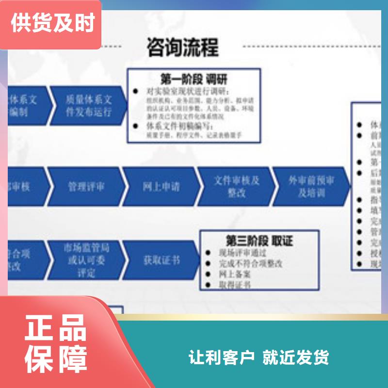 CMA资质认定CNAS申请流程源厂定制