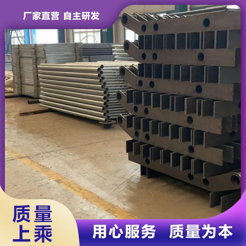 有现货的喷塑不锈钢护栏立柱基地