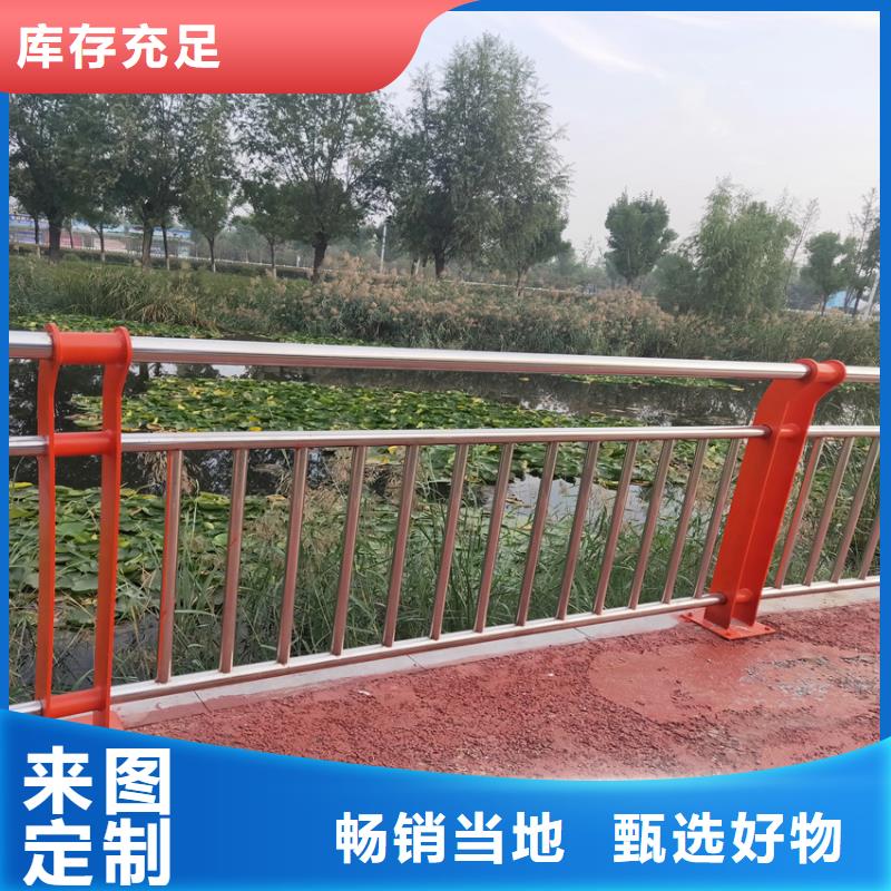 河道不锈钢复合管护栏栏杆来厂实地考察
