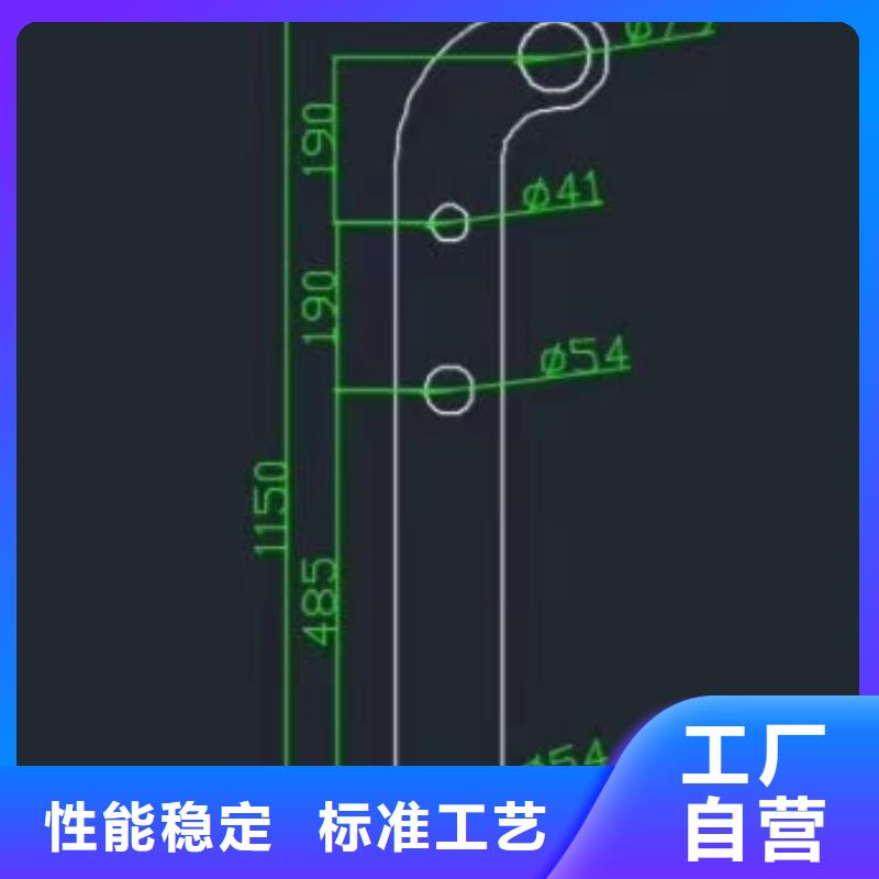 景观河道护栏镀锌管厂家
