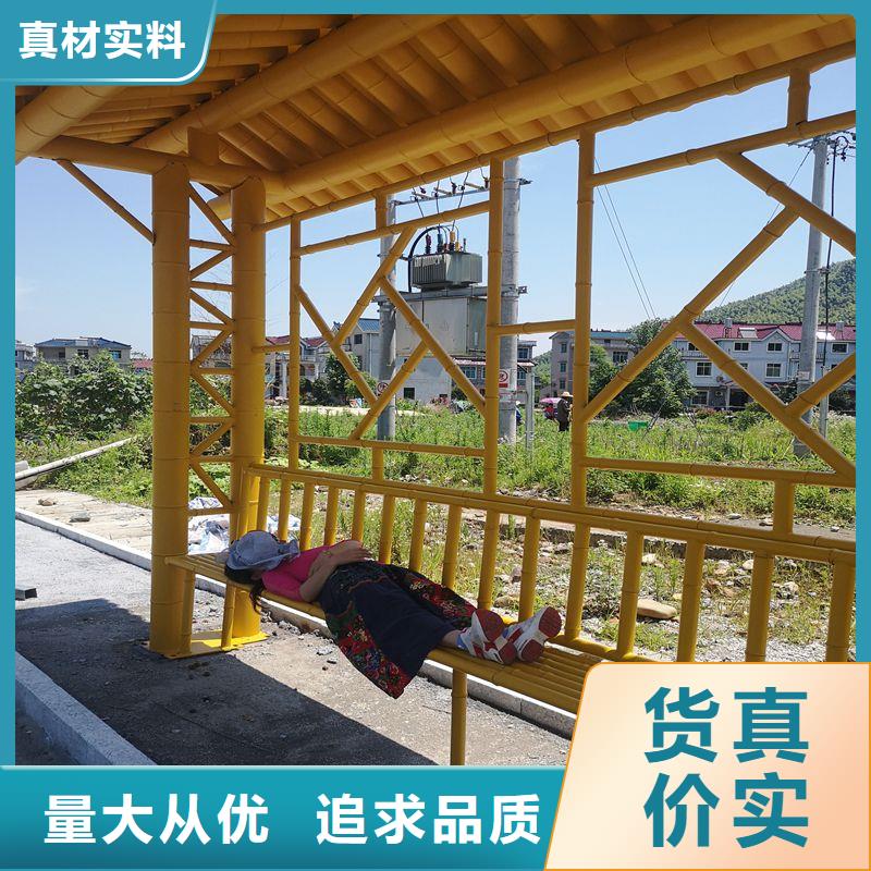 仿古造型候车亭无中间商