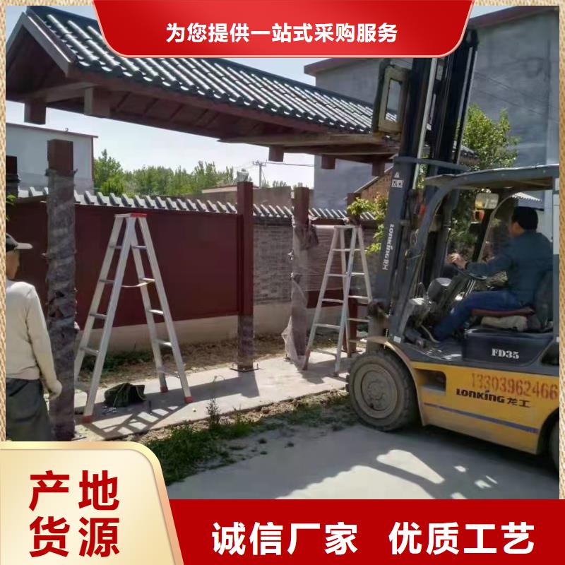 简易不锈钢候车亭来厂考察