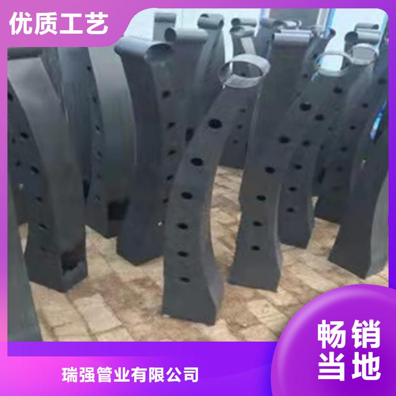 不锈钢复合管河道景观护栏图片