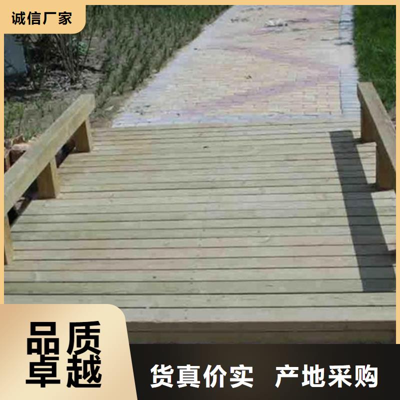 青岛平度庭院景观防腐木工程施工