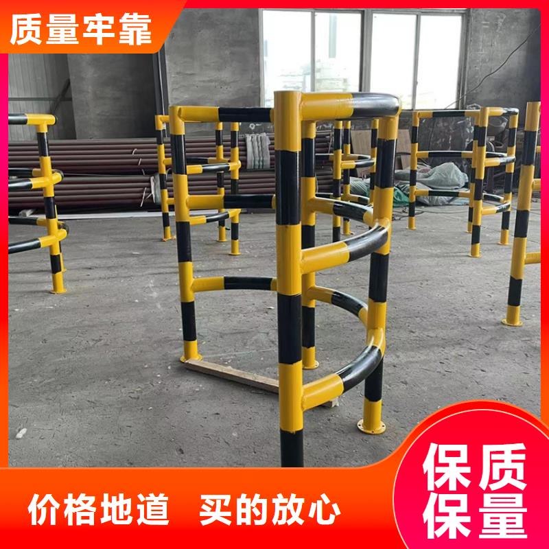 文昌市信誉好的钢制柱式防撞栏杆厂家