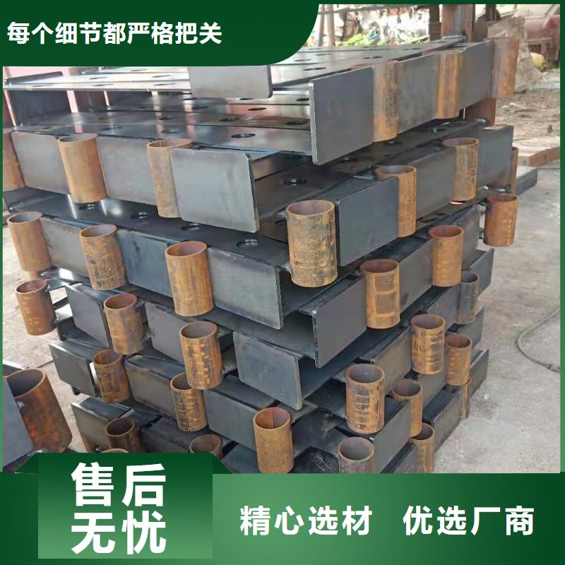 桥梁钢板立柱生产销售安装与一体