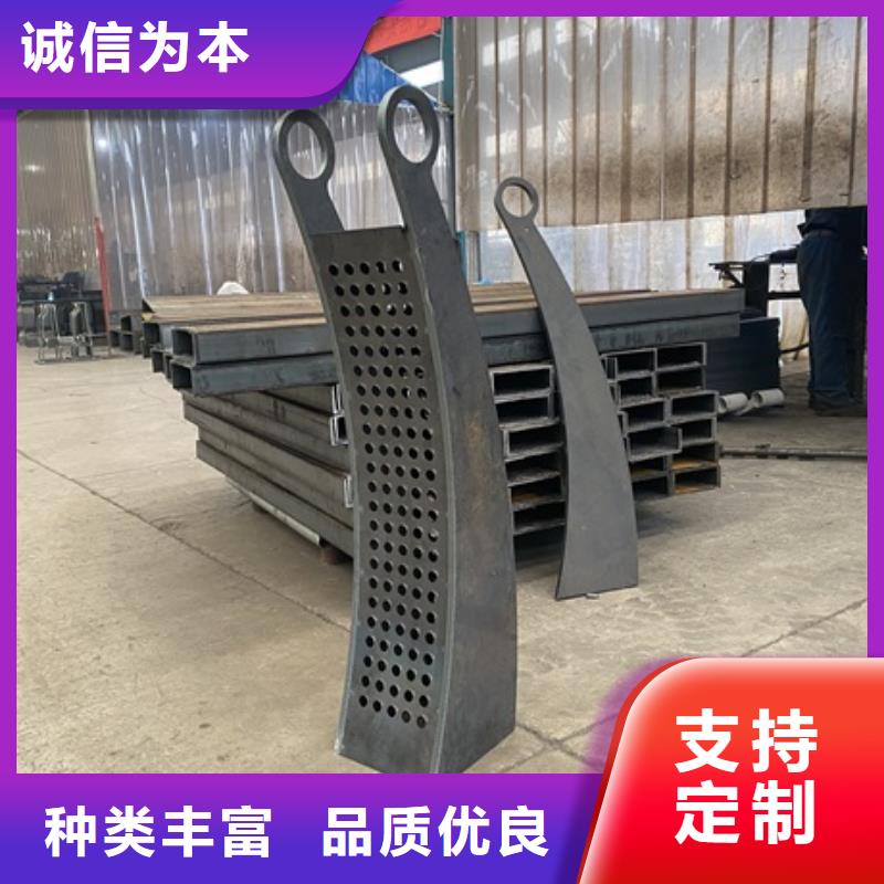 河道栏杆施工图片