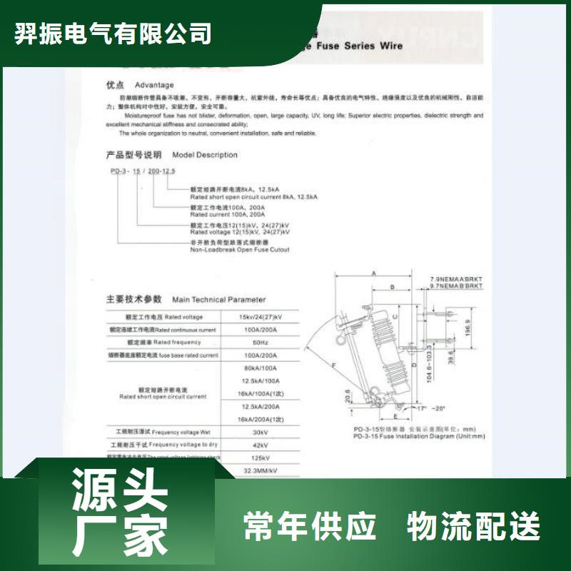 出口型瓷瓶跌落保险DG-2-15/100A..