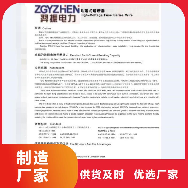 -户外高压交流跌落式熔断器PRW12-10KV/100A