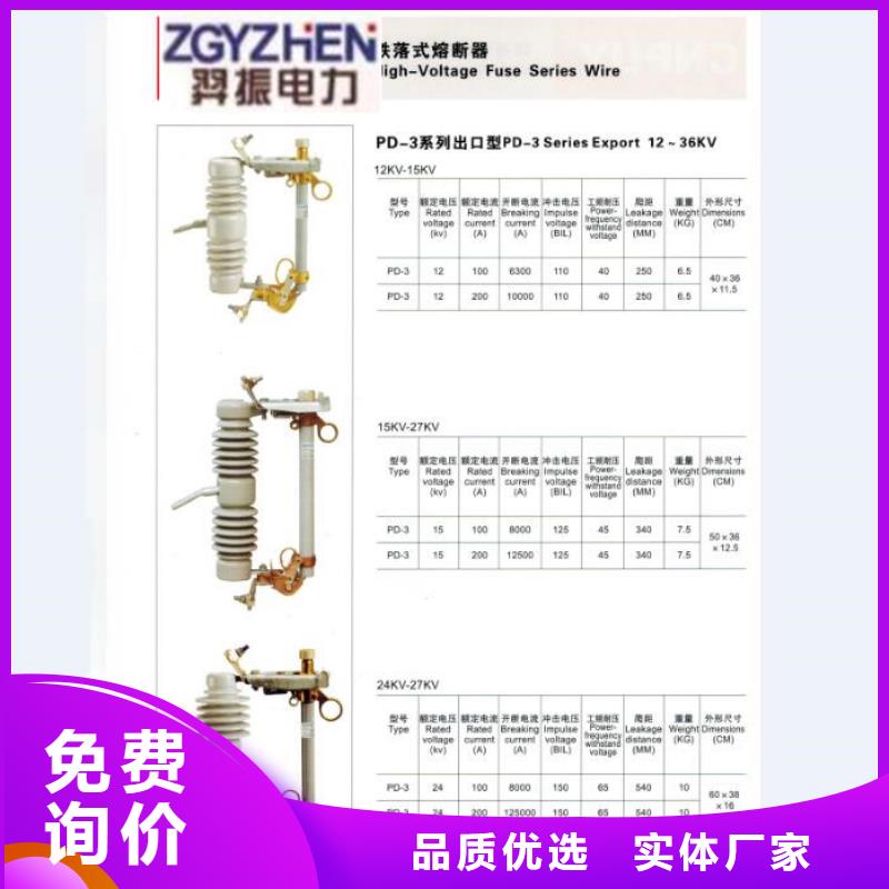 -高压熔断器，AC10kV，跌落式，200A