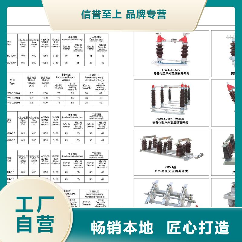 10KV单级隔离开关GW9-10W/400A
