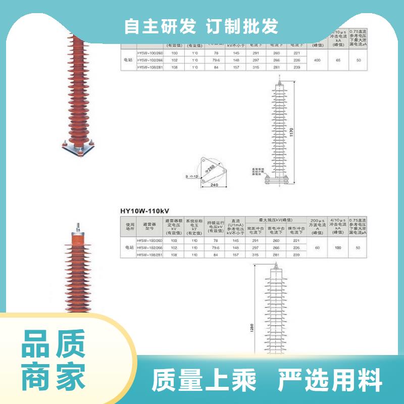 瓷外套金属氧化物避雷器Y10W-108/281【浙江羿振电气有限公司】