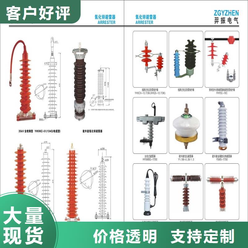 氧化锌避雷器Y10W5-192/500【浙江羿振电气有限公司】