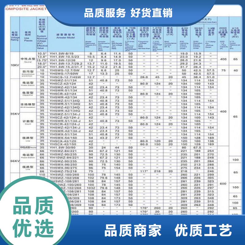 ＿氧化锌避雷器YH5WS2-17/50放心选择