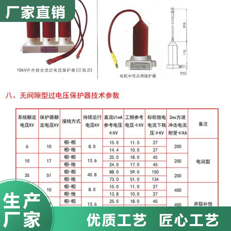 过电压保护器(组合式避雷器)HTB-R-7.6KV/85-J