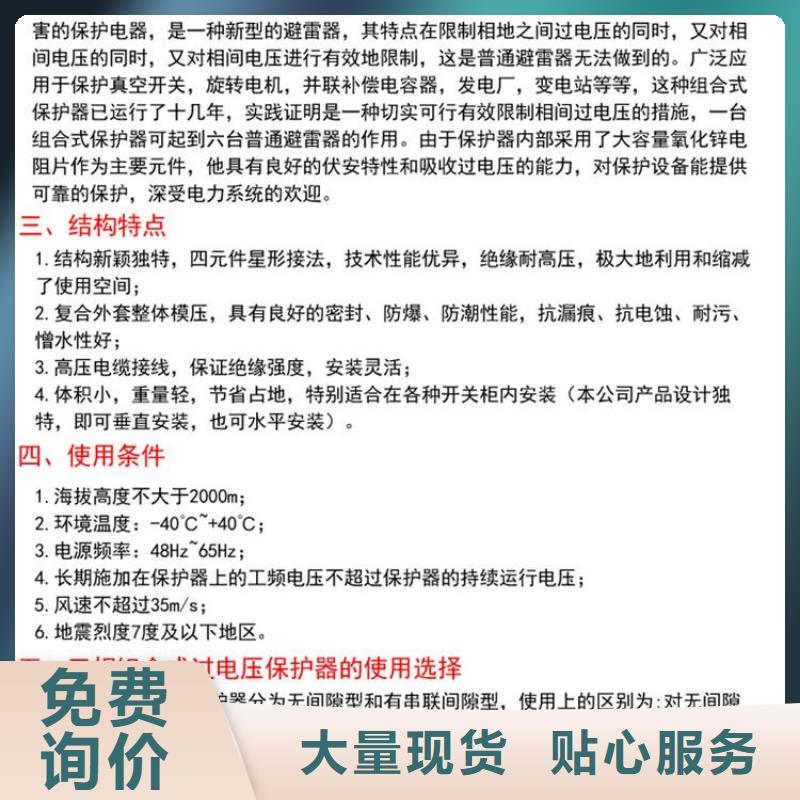 【羿振电力牌】过电压保护器TBP-C-12.7/85