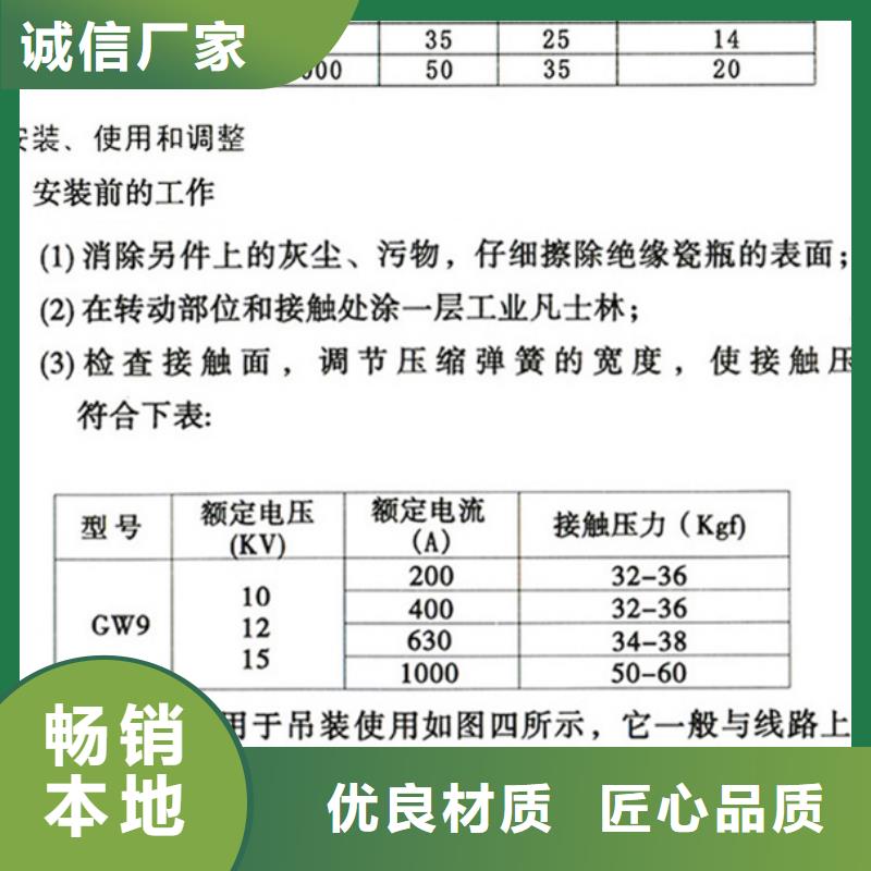【隔离刀闸】GW9-10G/630A