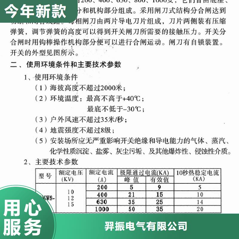 【户外高压交流隔离开关】HGW9-10G/400欢迎咨询