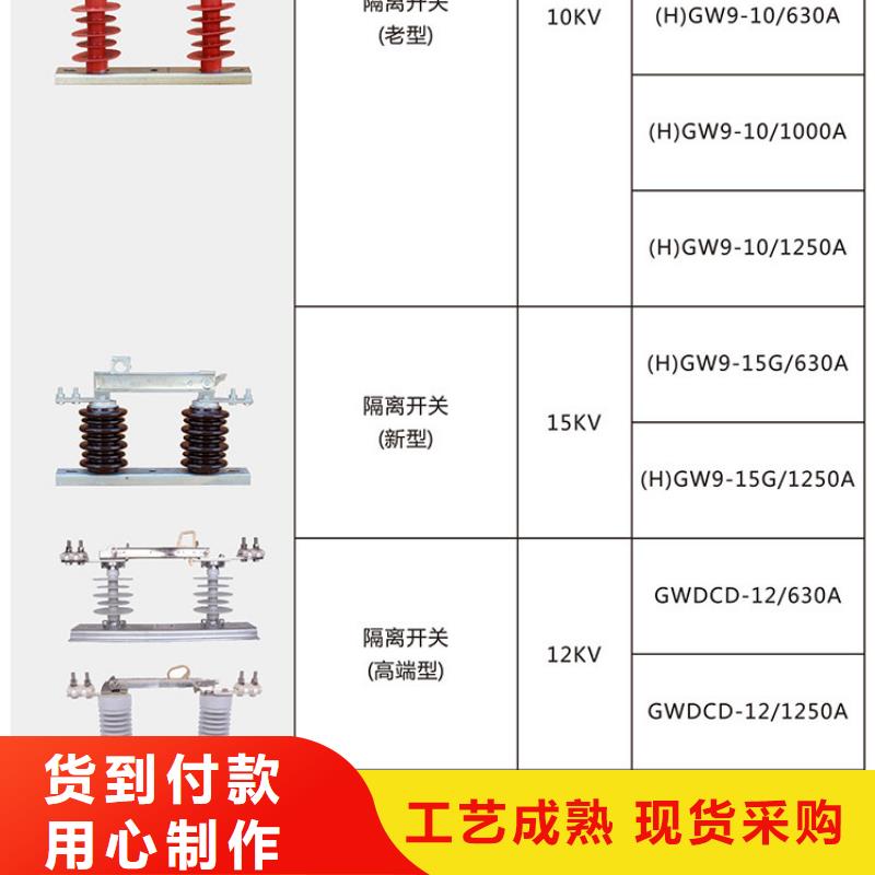 【隔离开关】GW9-10/630