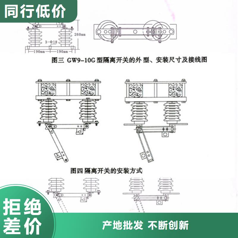 户外高压隔离开关HGW1-10KV/630