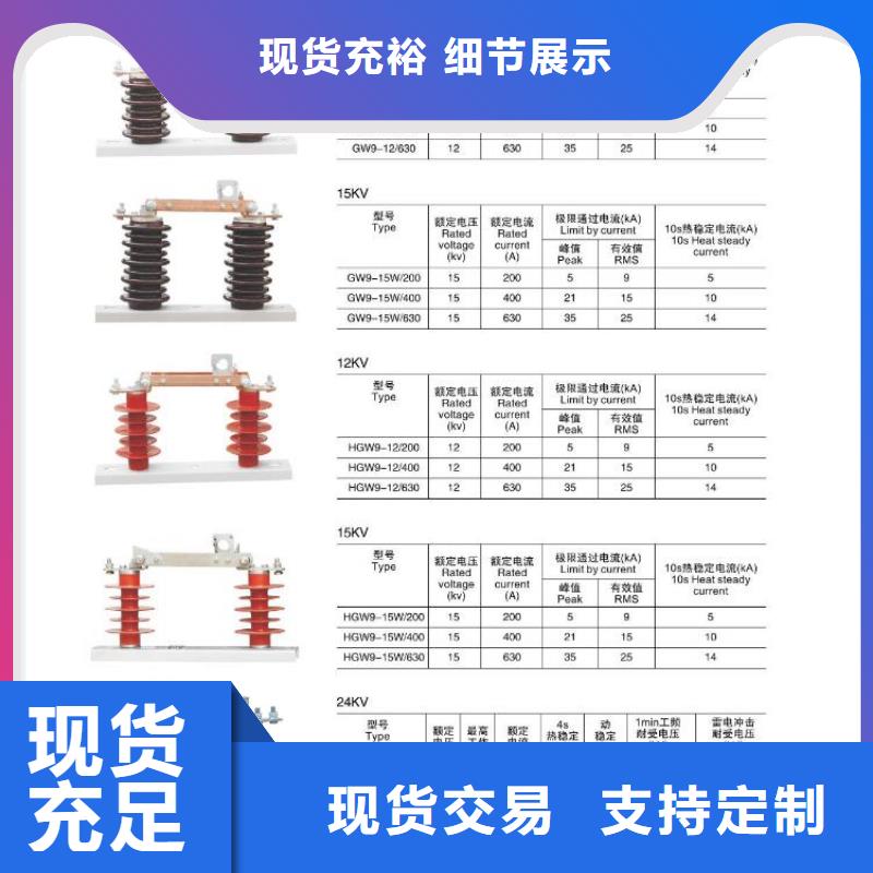【柱上隔离开关】HGW9-12-400
