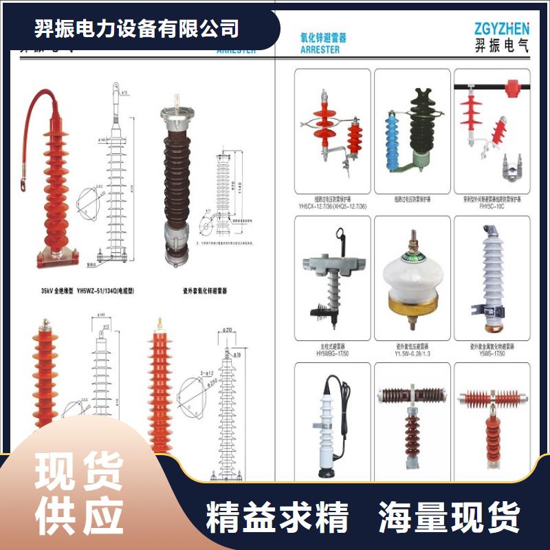 品牌：【羿振电力】金属氧化物避雷器Y10W-204/532