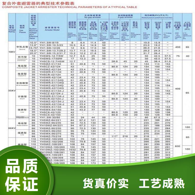 【羿振牌】【避雷器】Y10W5-108/281GY