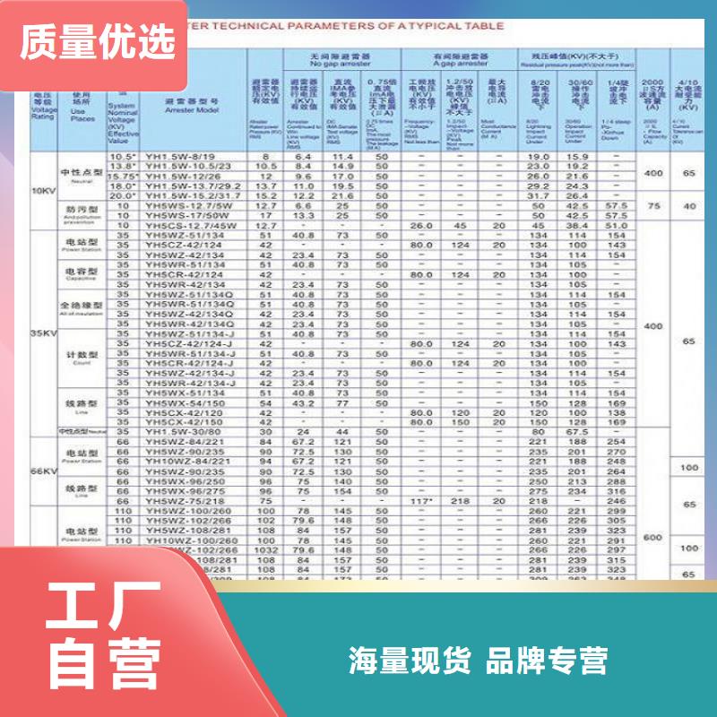 金属氧化物避雷器HY5WX-57/170-浙江羿振电气有限公司