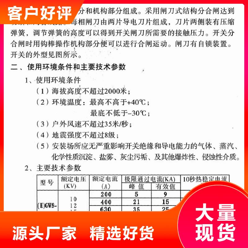 【羿振电力】户外高压交流隔离开关：HGW9-10G/630了解更多