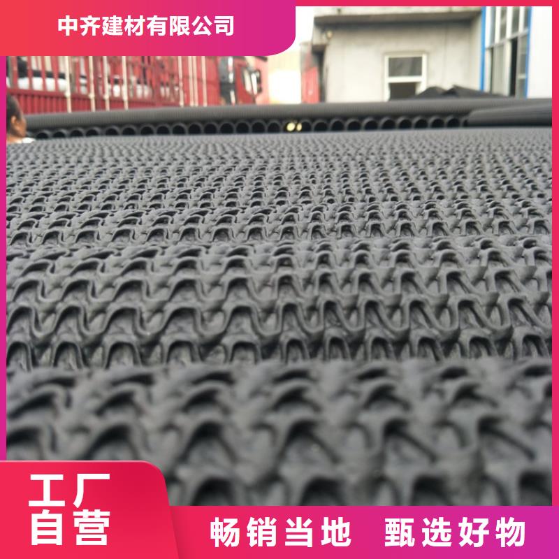 PE硬式透水管直径100网状