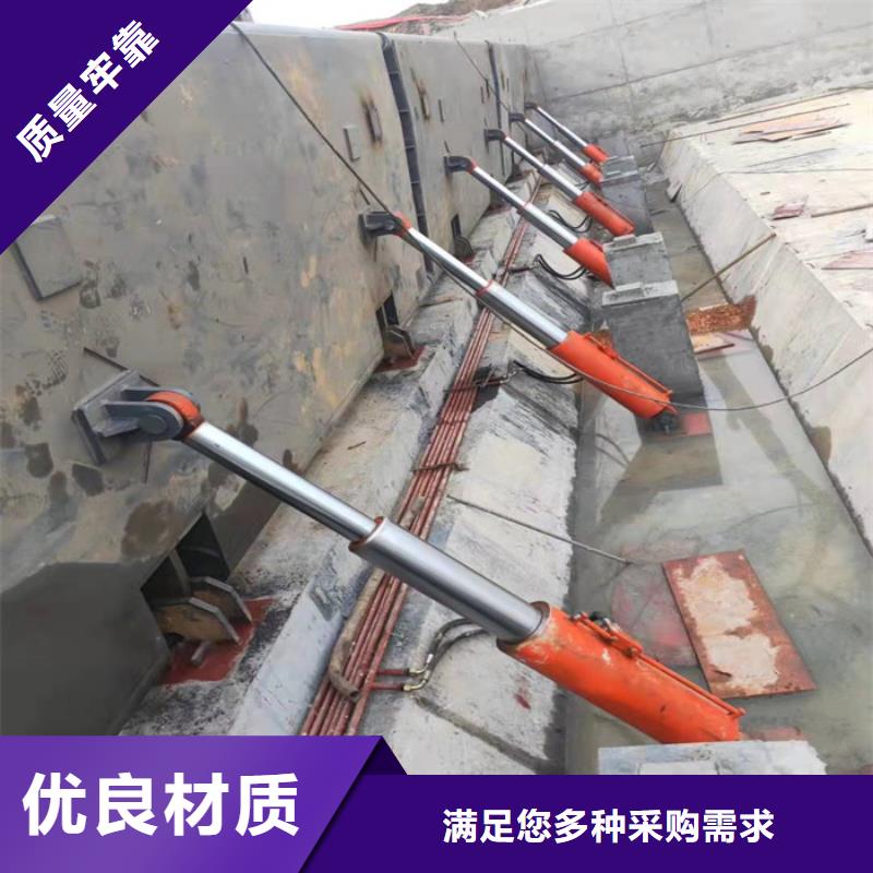 不锈钢液动下开堰门远销海外