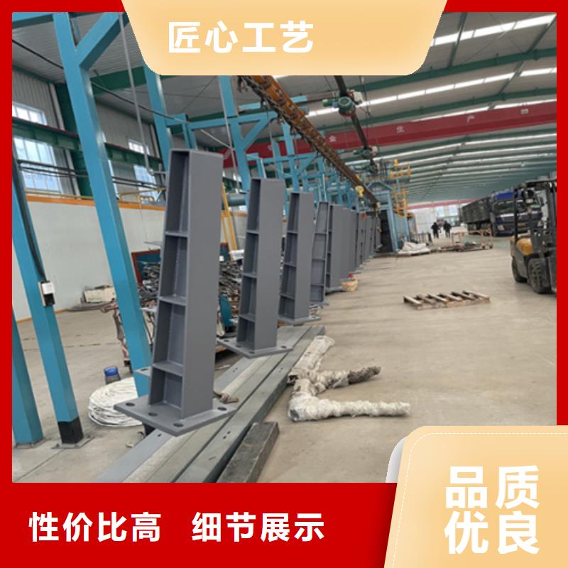 复合304不锈钢河道护栏聊城绿洲定制