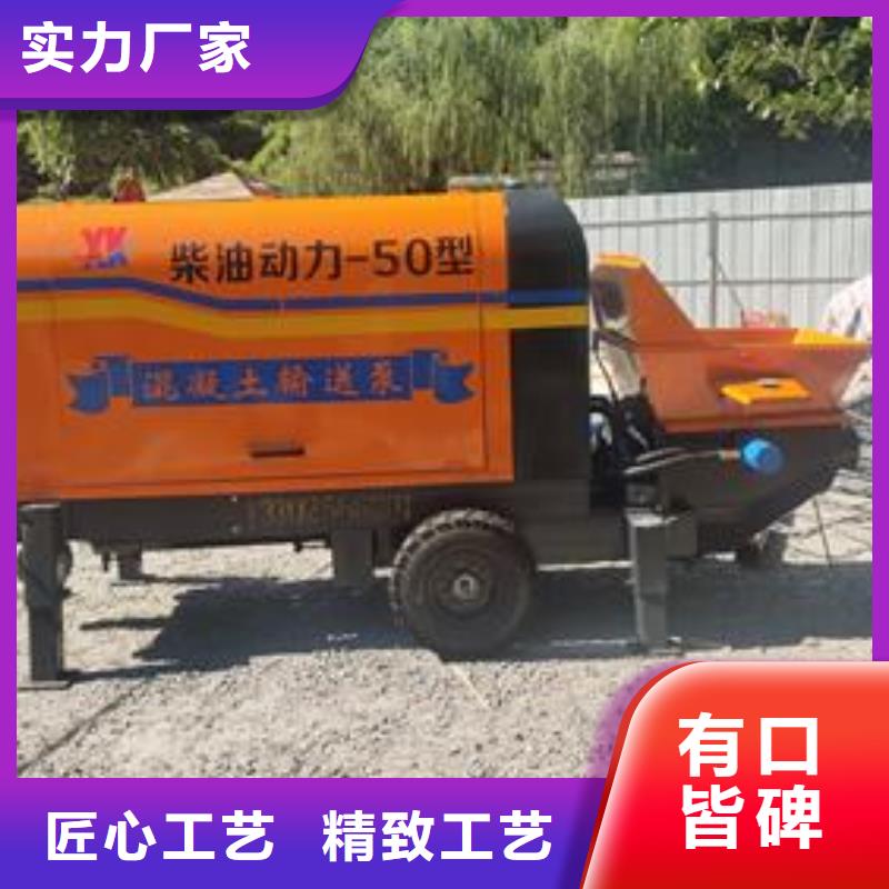 小型混凝土输送泵机